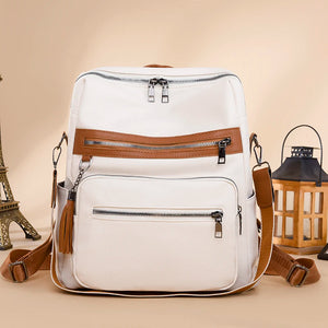 2024 Luxury Brand Women Backpack High Quality Leather Backpacks Travel Backpack Fashion School Bags For Girls Mochila Feminina