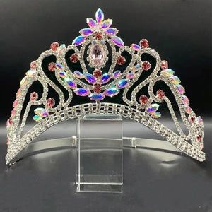 King and Queen Princess Pageant Tiaras and Crowns Women Rhinestone Headbands y10