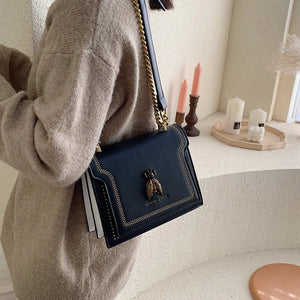New Chain Retro Bee One-shoulder Tote Bag Crossbody Bags for Women Hot Sale