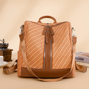Fashion Women High Quality Leather Backpacks Travel Shoulder Bag Mochilas Feminina School Bags a73