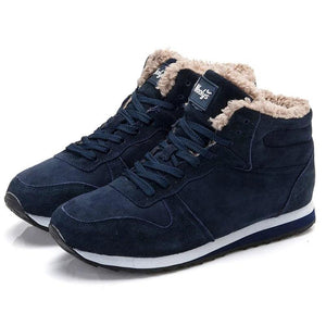 Hiking Winter Shoes For Men's Winter Boots Casual Warm Fur Shoes m36 - www.eufashionbags.com