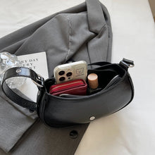 Cargar imagen en el visor de la galería, Silver Shoulder Bags for Women 2024 Summer Y2K Small PU Leather Luxury Handbags Crossbody Saddle Bag