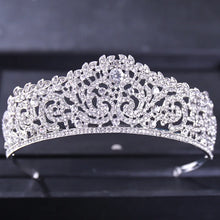 Load image into Gallery viewer, Luxury Crystal Wedding Crown Rhinestone Tiara Crown Hair Accessories a91