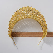 Load image into Gallery viewer, Luxury Zircon beauty pageant crown headwear Wedding Hair jewelry y107
