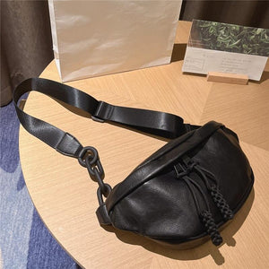 Women Chest Bag leather Shoulder Bags Waist Pack fanny packs - www.eufashionbags.com