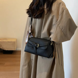 Women's Small PU Leather Shoulder Crossbody Bags Fashion Designer Tote Purses