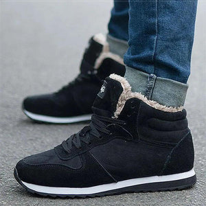 Hiking Winter Shoes For Men's Winter Boots Casual Warm Fur Shoes m36 - www.eufashionbags.com