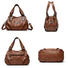 Carica l&#39;immagine nel visualizzatore di Gallery, Luxury Handbags Many Pocket Big Crossbody Bags Bags For Women Pu Leather High Capacity Women Bags Designer Handbags