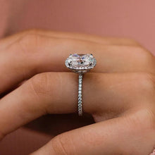 Load image into Gallery viewer, Fashion Contracted Cubic Zirconia Rings for Women Temperament Wedding Band Accessories