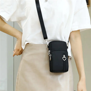 High quality Small Crossbody Bags For Women Multifunction Waterproof Nylon Shoulder Bag w119