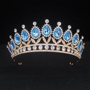 Vintage Crystal Tiara Crown Headbands For Women Wedding Hair Jewelry dc23 - www.eufashionbags.com