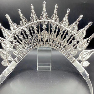 Big Crown Bridal Headpiece Women Wedding Hair Accessories Crystal Tiara y63
