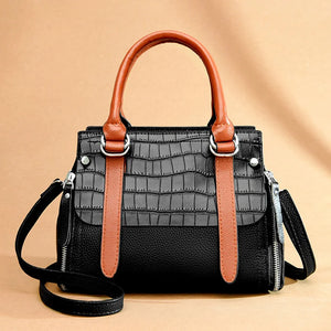 High Quality Crocodile Leather Handbag Luxury Women Satchel Tote Messenger Bag a15