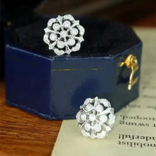 画像をギャラリービューアに読み込む, Women&#39;s Cubic Zirconia Stud Earrings Silver Color Aesthetic Ear Accessories Wedding Party Luxury Trendy Jewelry