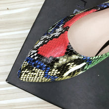 Cargar imagen en el visor de la galería, Summer Flats Women Snake Casual Shoes Slip on Soft Sole Shoes Plus Size