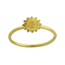 Load image into Gallery viewer, Dainty Sunflower Finger Ring for Women Silver /Gold Color Metal Fancy Girls Rings t65