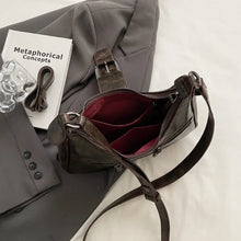 画像をギャラリービューアに読み込む, Retro Belt Design PU Leather Shoulder Bags for Women Vintage Crossbody Bag z63
