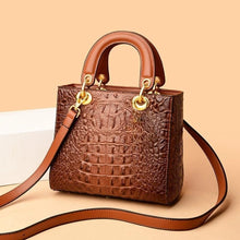 Carica l&#39;immagine nel visualizzatore di Gallery, High Quality Luxury Designer Leather Handbags Shoulder Bag For Women Hand Bag Crocodile Totes Purses