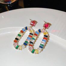Load image into Gallery viewer, Trendy Colorful Pendant drop Earrings Women Chic jewelry he12 - www.eufashionbags.com