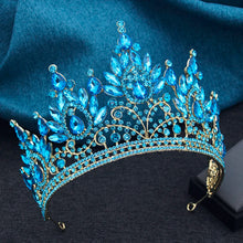 画像をギャラリービューアに読み込む, Luxury Royal Queen Wedding Crown Bridal Headwear Brithday Party Crystal Rhinestone Diadem Bridal Headpiece for Women Tiaras Big