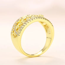Carica l&#39;immagine nel visualizzatore di Gallery, Aesthetic Hollow Leaf Finger Ring for Women Wedding Band Rings n101