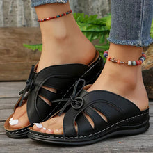 Laden Sie das Bild in den Galerie-Viewer, Women&#39;s Sandals Summer 2024 New Slip On Summer Shoes For Women Low Heels Sandals Women Slippers Elegant Woman Heeled Shoes Trend
