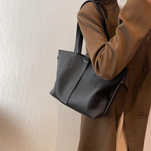 画像をギャラリービューアに読み込む, Vintage Women Soft Leather Designer Simple Handbags and Purses Shoulder Side Bags