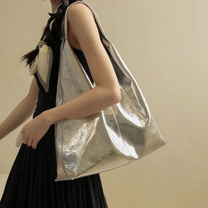Soft PU Leather Handbag Luxury Hobo Shoulder Bag Clutch Casual Purse w136