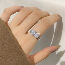 画像をギャラリービューアに読み込む, French Retro S925 Sterling Silver Women Ring Minority Versatile Can Be Stacked Proposal Wedding Jewelry Gift