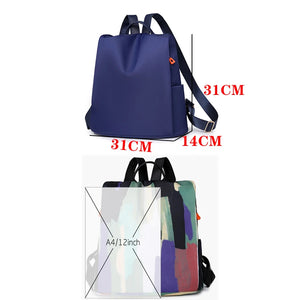 Casual Travel Ladies Bagpack Sac a Dos Mochilas School Bags Women Soft Leather Backpacks Vintage Anti-Theft Female Shoulder Bags