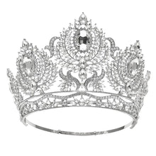 Laden Sie das Bild in den Galerie-Viewer, Luxury Tiaras Crown Headband Party Rhinestone Diadem Wedding Hair Jewelry y97