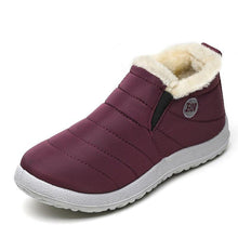 Charger l&#39;image dans la galerie, Women Winter Casual Shoes Keep Warm Sneakers With Fur Zapatos Para Mujeres Light Footwear - www.eufashionbags.com