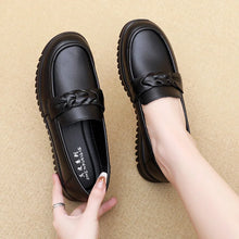 Charger l&#39;image dans la galerie, Soft Genuine Leather Women Loafers Shoes Casual flats q157