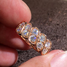 画像をギャラリービューアに読み込む, Luxury Women Wedding Rings Rose Gold Color Fashion Accessories Party Jewelry