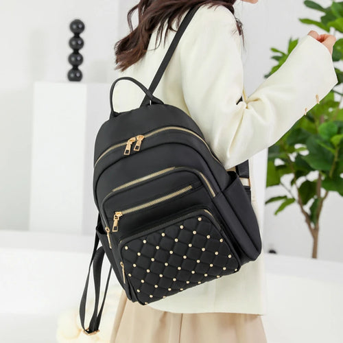 Fashion Bagpack Women High Quality Nylon Backpacks Female Big Travel Back Pack Large School Bags for Teenage Girls Shoulder Bag