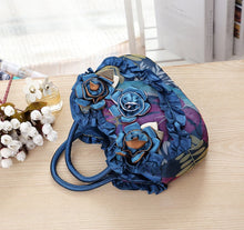Cargar imagen en el visor de la galería, New Retro Embroidery Silk Bucket Handbags Women Purse Packing Bag w05