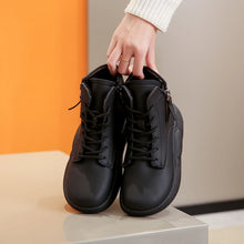 Cargar imagen en el visor de la galería, Women Casual Shoes Warm Short Plush Ankle Boots Lace Up Platform Shoes k03