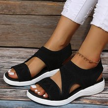Carica l&#39;immagine nel visualizzatore di Gallery, Classic Summer Women Sandals Mujer Casual Flat Shoes h01