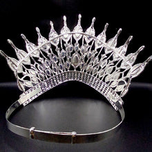 画像をギャラリービューアに読み込む, Baroque Rhinestone Women Princess Queen Wedding Hair Jewelry y31