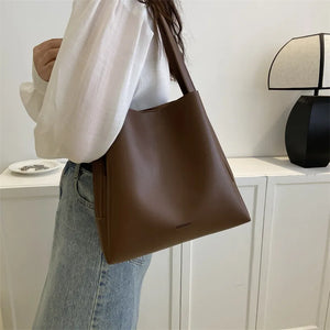 2 PCS/SET Fashion Leather Tote Bag for Women Large Shoulder Bag z80