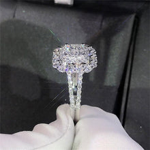 Load image into Gallery viewer, Luxury Square Cubic Zirconia Wedding Rings for Women hr190 - www.eufashionbags.com
