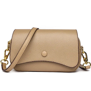 Luxury Genuine Leather Handbag Women Cowhide Small Messenger Bag w89
