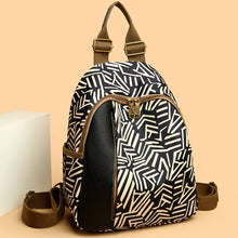 Cargar imagen en el visor de la galería, Striped Design Women&#39;s Backpacks Large Travel Backpack High Quality Oxford Cloth Girl Mochilas