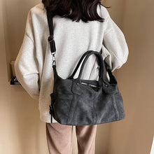画像をギャラリービューアに読み込む, Retro Design PU Leather Shoulder Bags for Women Fashion Trendy Crossbody Bag
