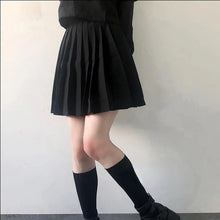 Load image into Gallery viewer, Pleated Skirts Women S-5XL Vintage Young basic Leisure Korean All-match Spring High Waist