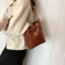 Load image into Gallery viewer, Belt Design Pu Leather Shoulder Bags for Women Winter Fashion Small Handbags x209