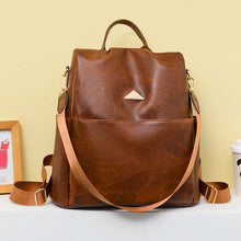 Charger l&#39;image dans la galerie, Large Women Backpack Purses High Quality Leather Female Vintage Bag School Bags Travel Bagpack Bookbag Rucksacks