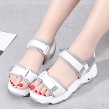 Load image into Gallery viewer, Fashion Women Wedge Sandals Platform Summer Shoes Punk Beach Chunky Sandalias