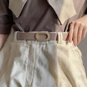 Luxury Needle Hole Adjustable Belt Buckle Fashion Leather Jeans Belts - www.eufashionbags.com