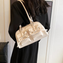 Laden Sie das Bild in den Galerie-Viewer, Bow Tie Design Bags for Women 2024 Y2K Fashion Pu Leather Shoulder Bag w89